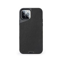 Real Leather Mous Qi wireless/magnetic Protective Case iPhone 11-black - £61.05 GBP