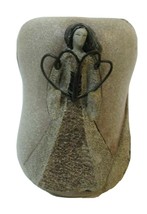 Tea Light Candle Holder Carson Home Accents Art Stone Freindship Friends Gifty - £16.07 GBP