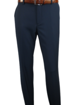 Men Flat Front Suit Separate Pants Slim Fit Soft light Weight Slacks 201... - £47.84 GBP