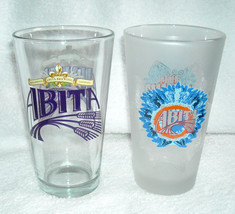 2 New Abita Brewing Beer Pint glasses Jockamo IPA frosted 14 oz differen... - £22.44 GBP