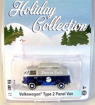 Volkswagen Vw Type 2 Panel Van Greenlight 1/64 Miniatura In Edizione... - £24.47 GBP