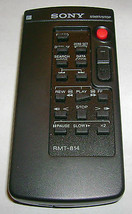 Sony Rmt 814 Remote Control Camcorder Camera AV500 Ccd TRV65 Dcr TRV230 TRV140 - £14.75 GBP