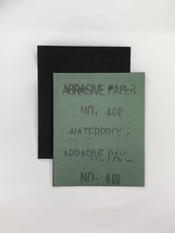 Four Standard, 3”x4” inch 400 grit Abrasive Waterproof paper - $4.00