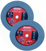 6-inch Bauer Bench Grinding Wheel 60 Grit- 6 Inch X 3/4 Inch X 1/2 Inc 2... - $35.00