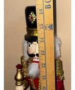 CHRISTMAS NUTCRACKER SOLDIER 16.5&quot;  DRESSED IN RED  JACKET - $52.00