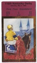 1990 Kentucky Derby Ticket Stub Unbridled Win Horse Racing - £56.65 GBP