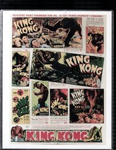 King Kong 11&quot;x14&quot; Lobby Card Fay Wray Robert Armstrong Sci-Fi Horror - £36.22 GBP