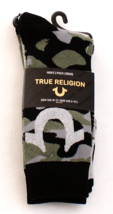 True Religion Assorted Crew Socks 3 in Package Men&#39;s Shoe Size  6-12.5  NWT - £31.15 GBP