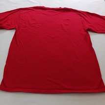 MV Sport TITUS MOUNTAIN Spellout Men's Red Cotton Shirt Long Sleeve Size Large image 9