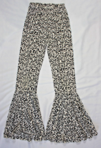 Girls Cheetah Print Flare Leg Pants 22 X 29 Missing Tag - €7,65 EUR