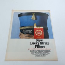 1965 Lucky Strike Fine Tobacco Cigarettes Print Ad 10.5&quot; x 13.5&quot; - £5.73 GBP
