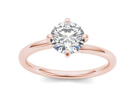 14K Rose Gold 1ct TDW Diamond Solitaire Ring - £3,085.50 GBP