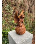 Fairy on Roses – Iron Sculpture - Charming and Magical 31x13x13cm - 4.3Kg - $298.95