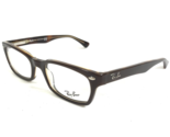 Ray-Ban Eyeglasses Frames RB5150 2019 Brown Rectangular Full Rim 50-19-135 - £88.31 GBP