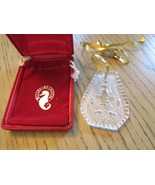 WATERFORD CRYSTAL 12 DAYS OF CHRISTMAS 8 MAIDS A MILKING ORNAMENT GOLD H... - $258.16 MXN