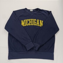 KA Knight Michigan Wolverines Embroidered Mens Pullover Sweatshirt Size L(42-44) image 15