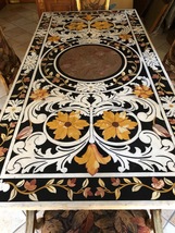 Marble Pietra dura Inlay Centre Table Top 48&quot;x24&quot; inch Shape: Rectangle  - £3,677.43 GBP