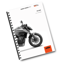 KTM 2021 - 790 DUKE - OWNERS MANUAL USER GUIDE - $24.88