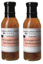 Terrapin Ridge Farms Hot Pepper Peach Bourbon Sauce, 2-Pack 12 fl. oz. B... - £27.18 GBP