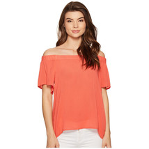 NWT Women Size Small Nordstrom 1.STATE Off the Shoulder Chiffon Blouse Top - £19.35 GBP