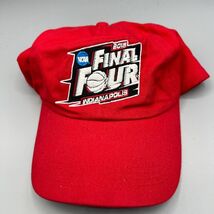 Indianapolis Hat Men Red Cap America NCAA Final Four Strap Back Cap - $8.44