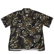 Vertx Shirt Men&#39;s Size XL Snap Button Front Hawaiian Camp Camo Tropical ... - $34.64