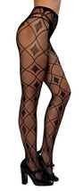 Roma Costume | Diamond Print Pantyhose - $7.00