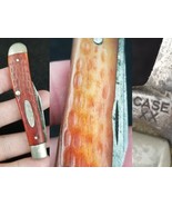 1940-1964 CASE XX pocket knife 6207 Red Bone jigged Old estate sale - $110.97 CAD