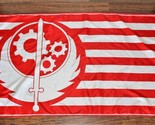 California Republic Fallout Flag Banner Brotherhood of Steel 3&#39; x 5&#39; USA - £12.63 GBP