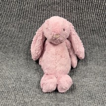 Jellycat Rabbit 12&quot; Plush Bashful Tulip Pink Bunny Easter Stuffed Animal Toy - £17.57 GBP