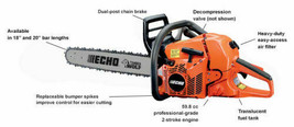 Brand New ECHO CS-590 Gas Chainsaw  24&quot; Bar 59.8cc  IN ORIGINAL BOX - $499.97