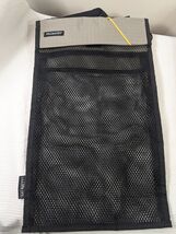 McNett Micronet Mesh Bag black &amp; tan snap Pouch storage handle scuba sno... - $5.00