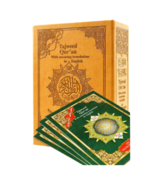 Tajweed Holy Quran 30 Parts Set with English Translation &amp; Transliteration - £76.27 GBP