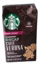 STARBUCKS Caffe Verona Decaf Ground Coffee Dark Cocoa &amp; Caramelized Suga... - $14.84