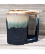 Rodolfo Padilla Blue Drip Glazed 10 oz. Stoneware Coffee Mug Cup - $17.07