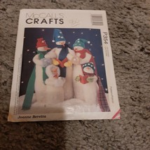 Vintage McCall&#39;s Crafts  Snowman Family P354 Joanne Beretta - £2.98 GBP