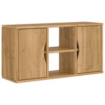 vidaXL TV Cabinet Honey Solid pine wood with honey wax finish Medium - $191.79 CAD