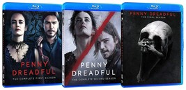 Penny Dreadful: The Complete Series 1, 2, 3, Blu-ray NEW Damaged Cases, See Desc - £18.63 GBP