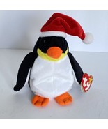 1998 Ty Beanie Babies Zero Christmas Penquin Plush Stuffed Animal Toy w/... - £7.82 GBP