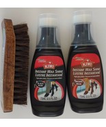 HORSEHAIR SHOE BRUSH &amp; KIWI INSTANT POLISH BLACK OR BROWN KIT, SELECT: I... - £7.90 GBP+