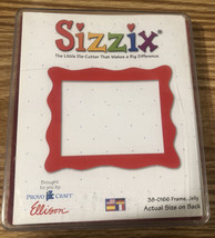 Sizzix Jelly Frame 38-0166 Original Large Red Die Cut In Case Provo Craft - £8.09 GBP