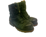 Timberland PRO Men&#39;s 8&quot; Boondock Waterproof Work Boots Black 89645 Size 8W - $64.12