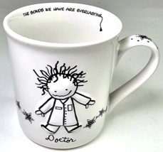 Doctor White Coffee Mug Drawing Children of the Inner Light by Enesco Ma... - $419.44 MXN
