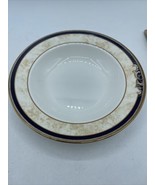 Wedgwood Cornucopia China 8” Soup Rimmed Bowl Gold Trim - $24.75