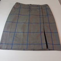 Monroe &amp; Main RN#98966 Women&#39;s Gray &amp; Blue Back Zipper Skirt Size 22W - €9,48 EUR
