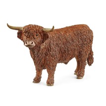 Schleich Farm World, Realistic Farm Animal Toys for Boys and Girls, Highland Bul - £12.50 GBP