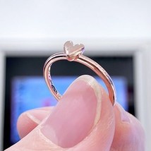 2022 Valentine&#39;s Day Release 14K Rose Gold-Plated Freehand Heart Ring Woman Ring - £11.97 GBP