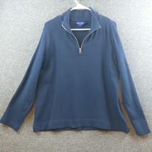 Pendleton Sweatshirt Womens XL Blue 1/4 Zip Pullover Long Sleeve Outdoors Hiking - £14.85 GBP