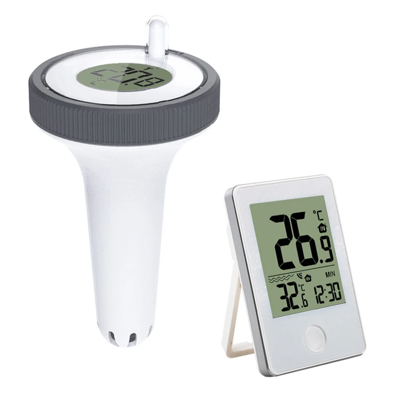 Wireless Pool Thermometer Floating Easy Read Digital Pool Thermometer Waterproof - £28.31 GBP