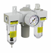 Compressed Air Filter Regulator Lubricator Frl, Air Preparation, Unit Co... - £67.61 GBP